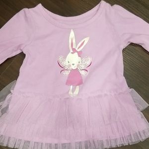 4/$15 Girls Ruffle Bunny Longsleeve